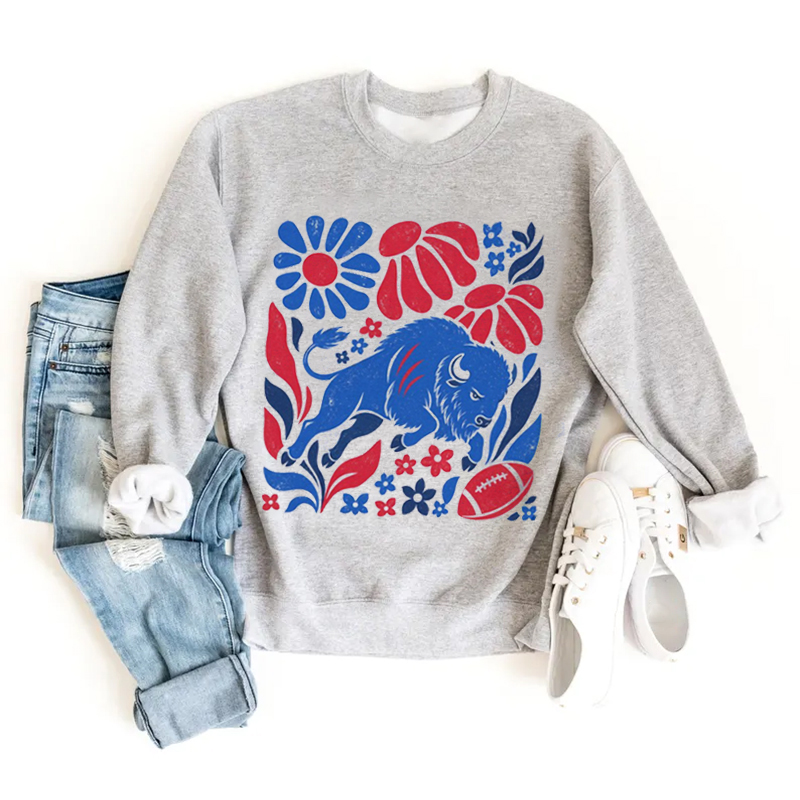 Buffalo Retro Football Sweatshirt
