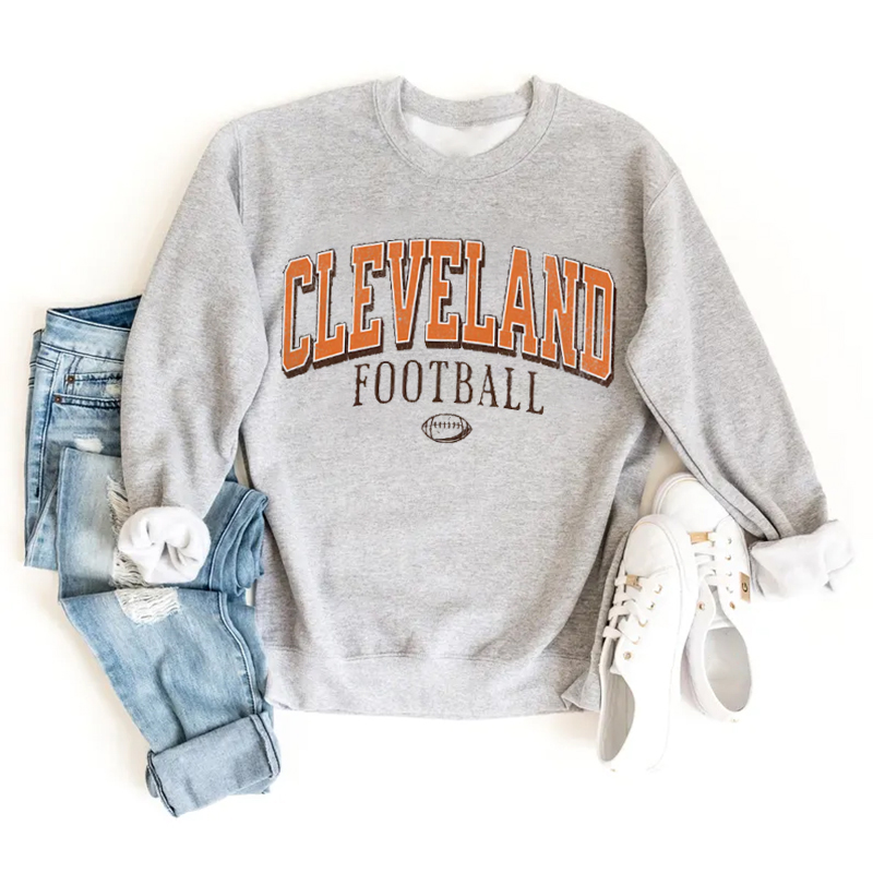 Cleveland Retro Football Sweatshirt