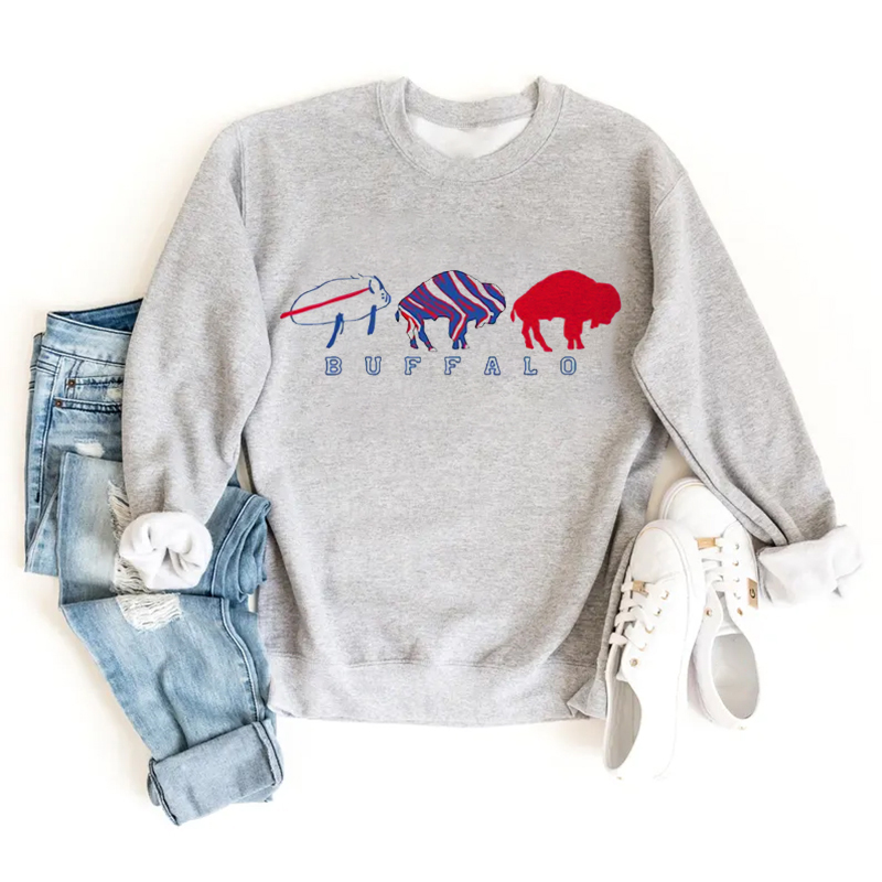 Buffalo Retro Football Sweatshirt