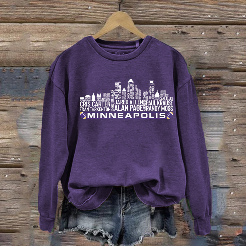 Minnesota Retro Football Sweatshirt