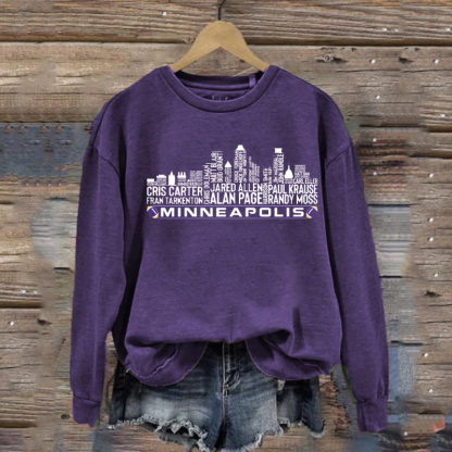 Minnesota Retro Football Sweatshirt