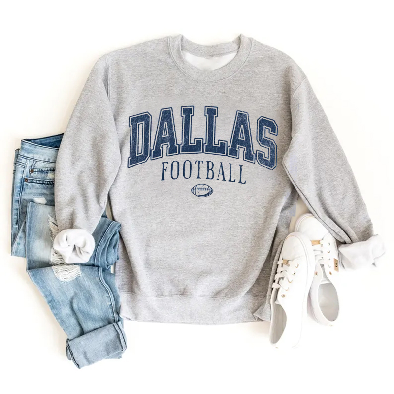 Dallas Retro Football Sweatshirt