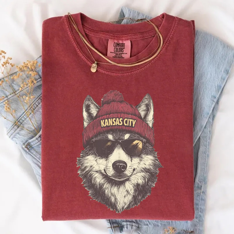 Kansas City Retro Football T-shirt