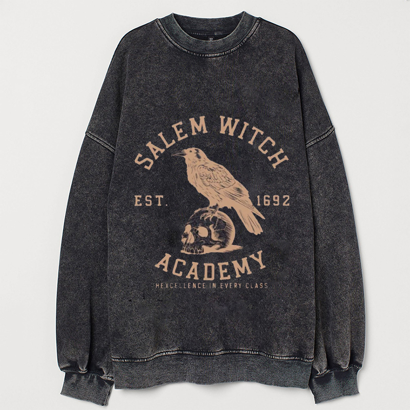 Halloween Retro Horror Witch Sweatshirt