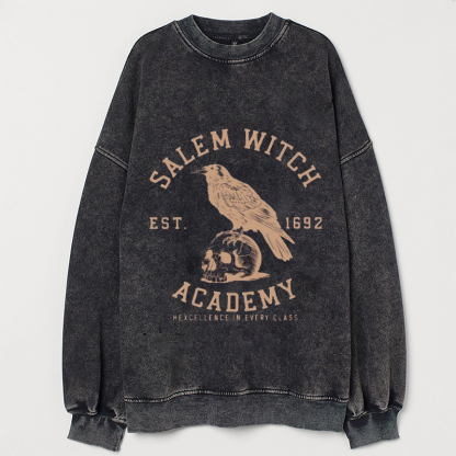 Halloween Retro Horror Witch Sweatshirt