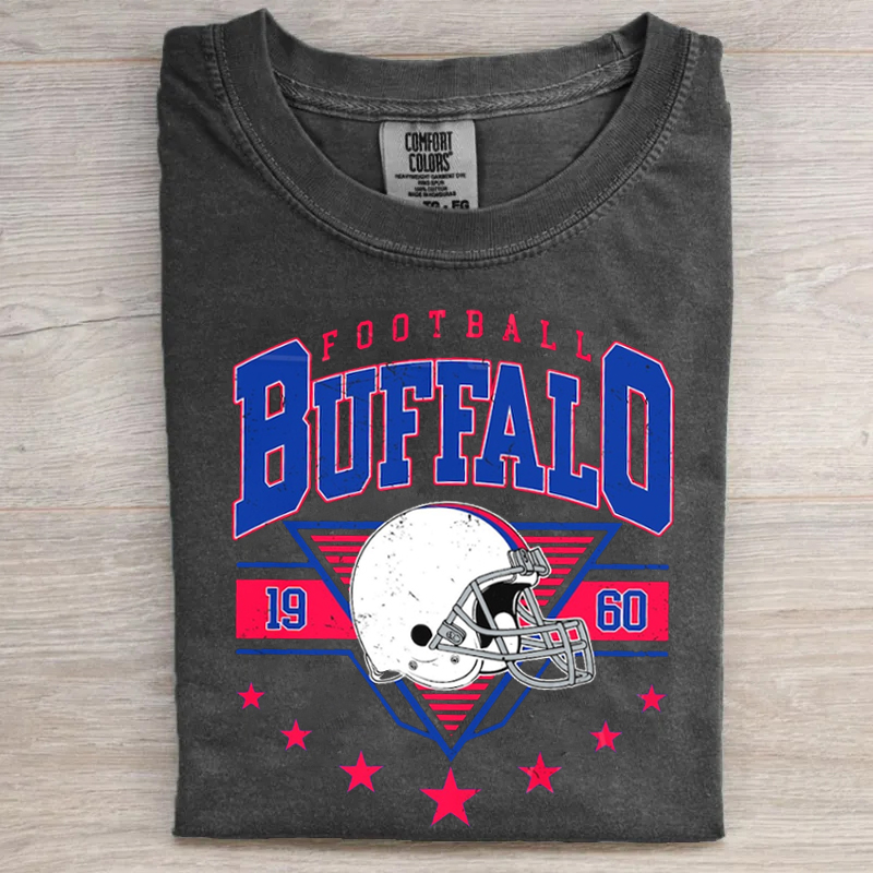 Buffalo Retro Football T-shirt
