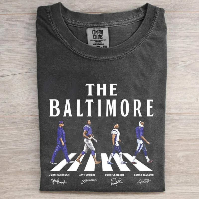 Baltimore Retro Football T-shirt