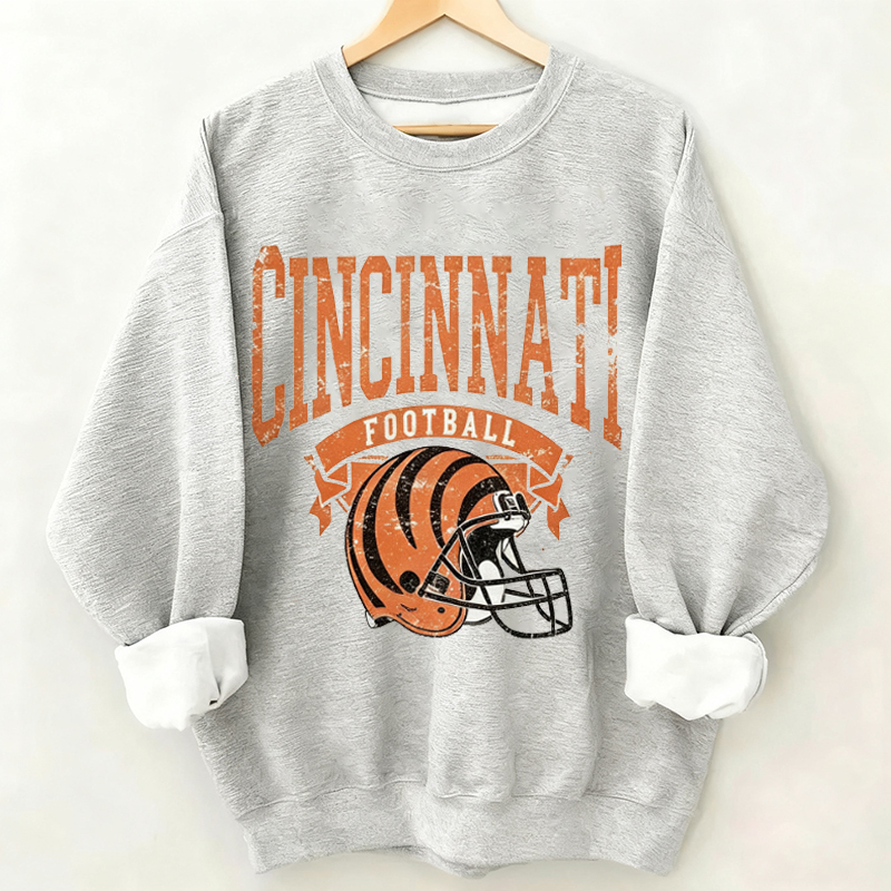 Cincinnati Retro Football Sweatshirt