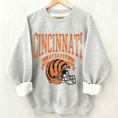 Cincinnati Retro Football Sweatshirt