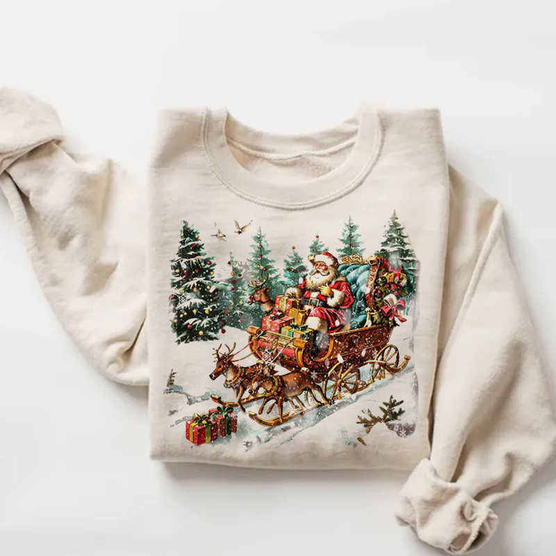 Vintage Santa Crewneck Sweatshirt