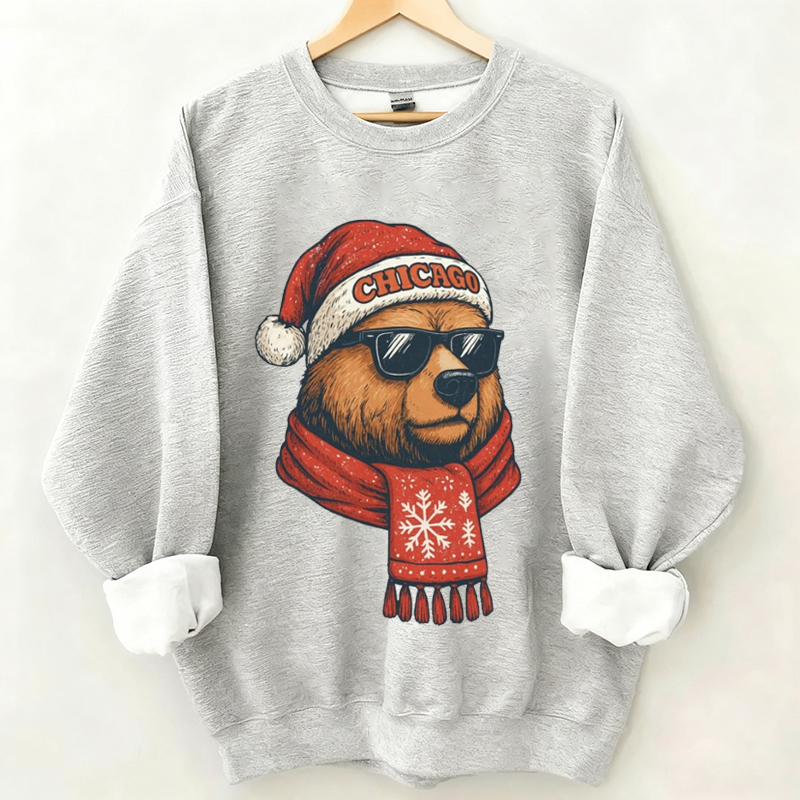 Chicago Football Christmas  Sweatshirt