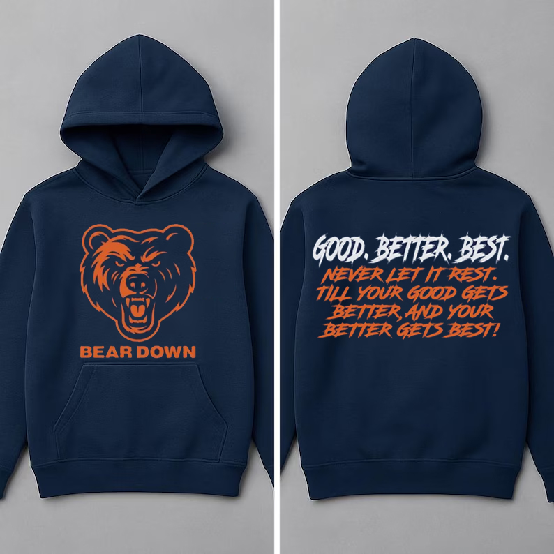 Vintage Chicago Football Hoodie