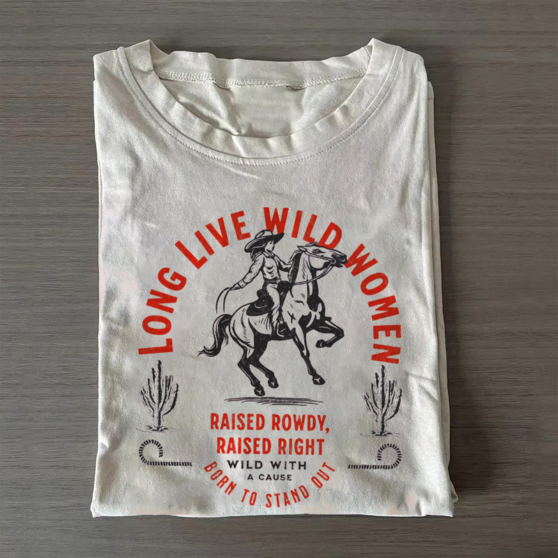 Western Grunge Cowgirl T-shirt