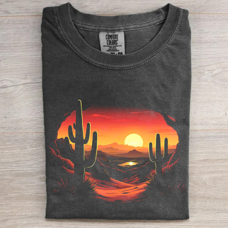 Western Desert Sunset T-shirt