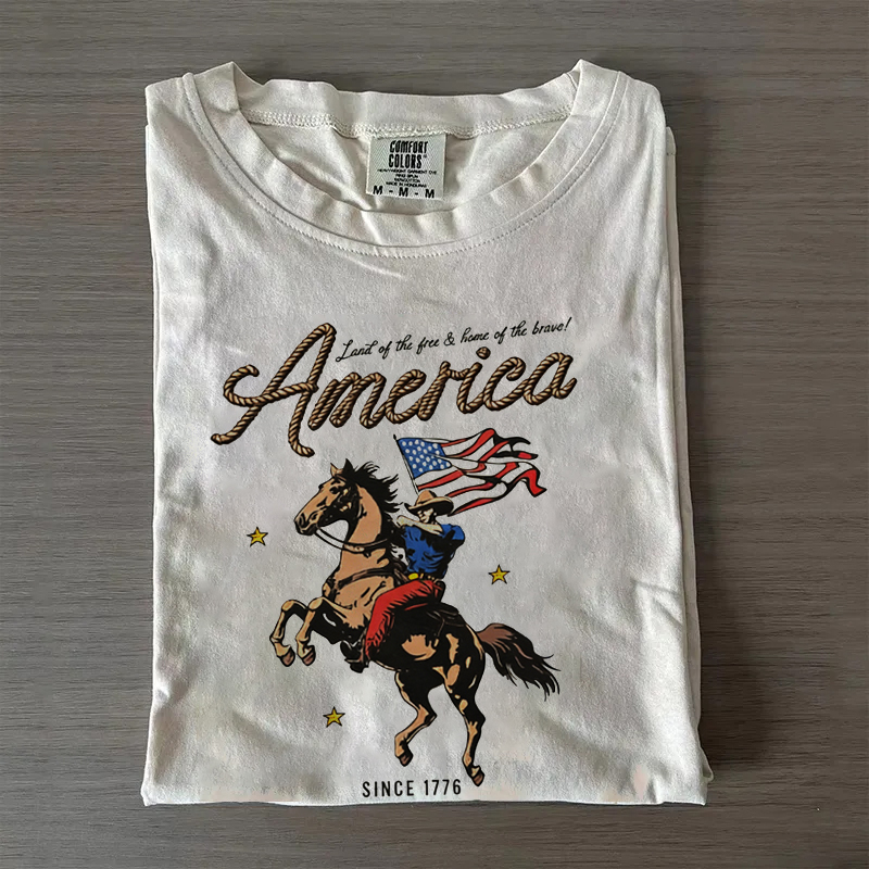 Western America Cowboy T-shirt