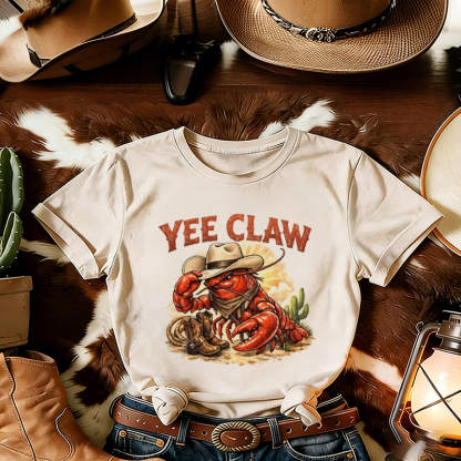 Funny Crawfish Cowboy T-shirt