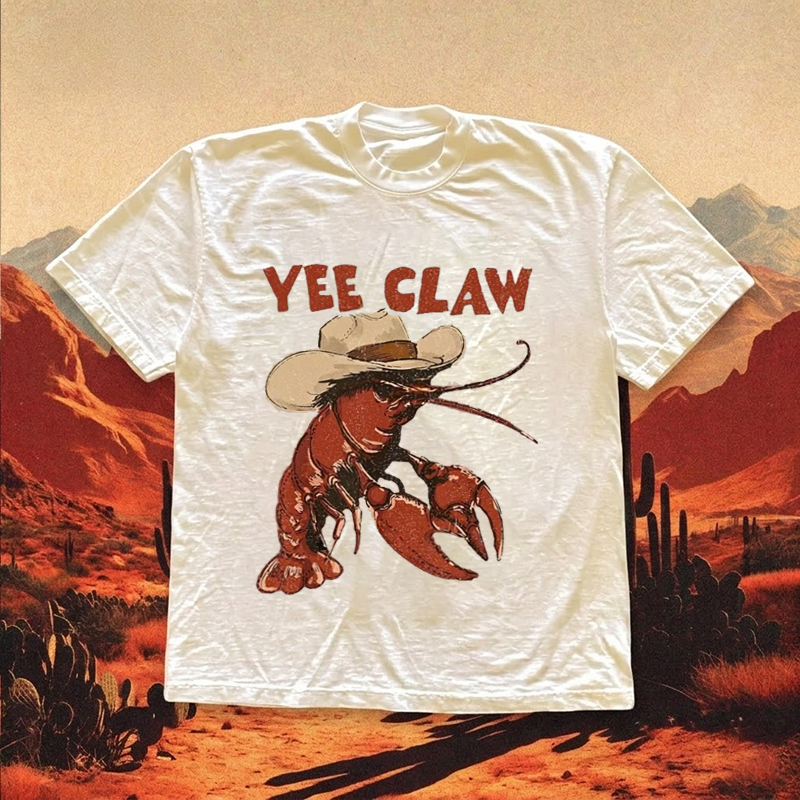 Western Cowboy Lobster T-shirt