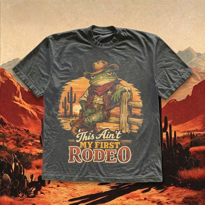 Funny Cowboy Frog Rodeo T-shirt