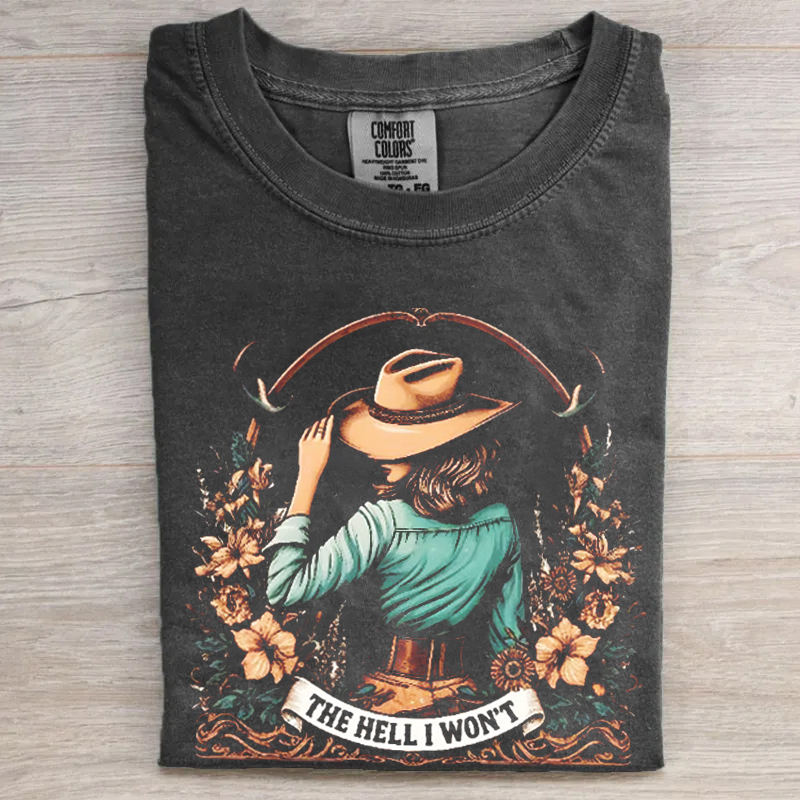 Vintage Western Cowgirl T-shirt