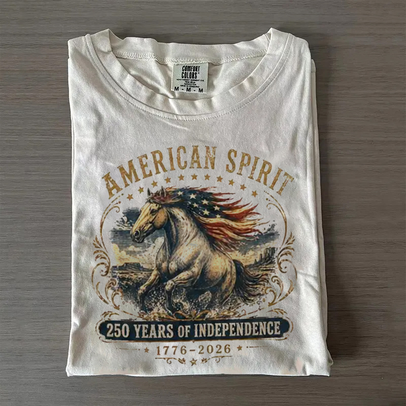 Western America 250 Horse T-shirt