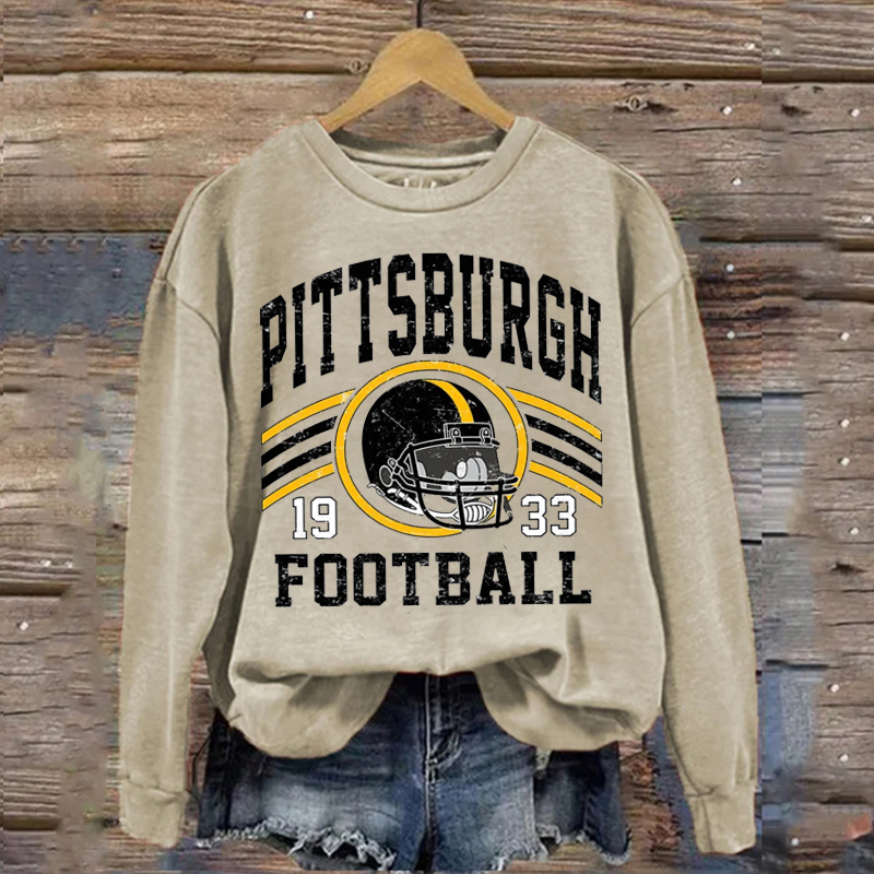 Pittsburgh Retro Football Sweatshirt