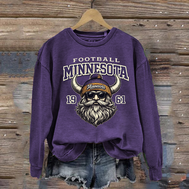 Minnesota Retro Football Sweatshirt