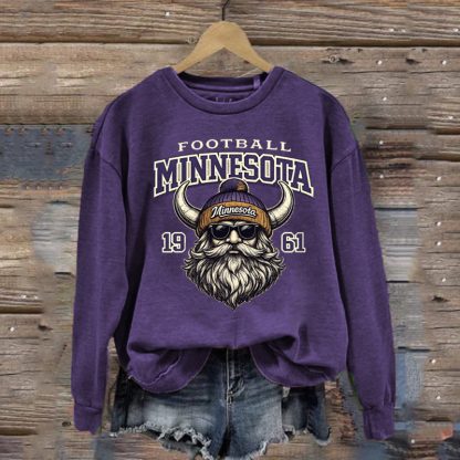 Minnesota Retro Football Sweatshirt