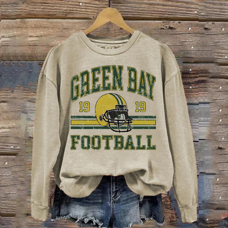 Green Bay Retro Football Sweatshirt