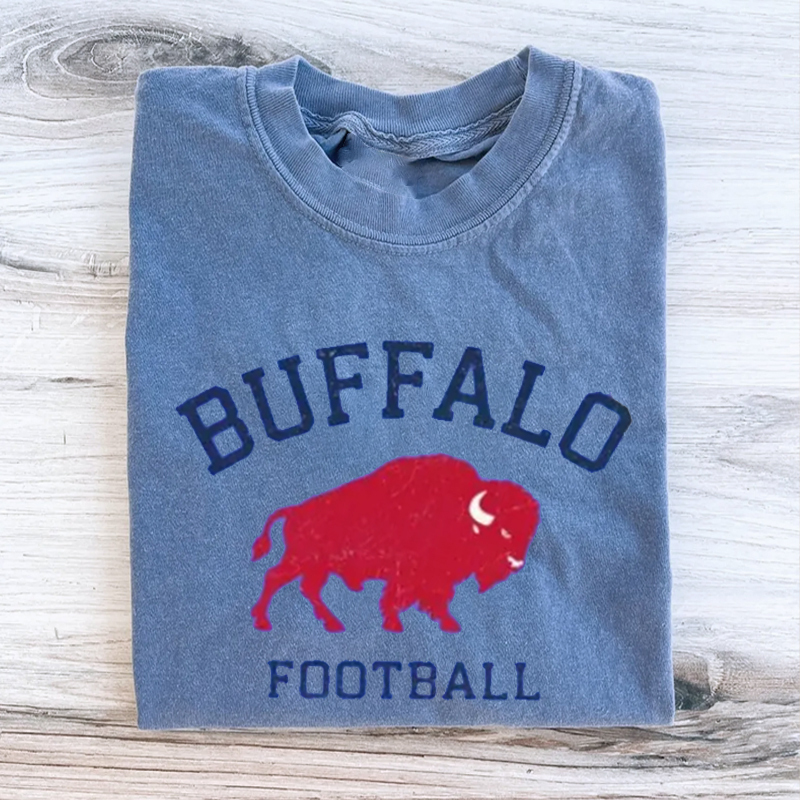Buffalo Retro Football T-shirt