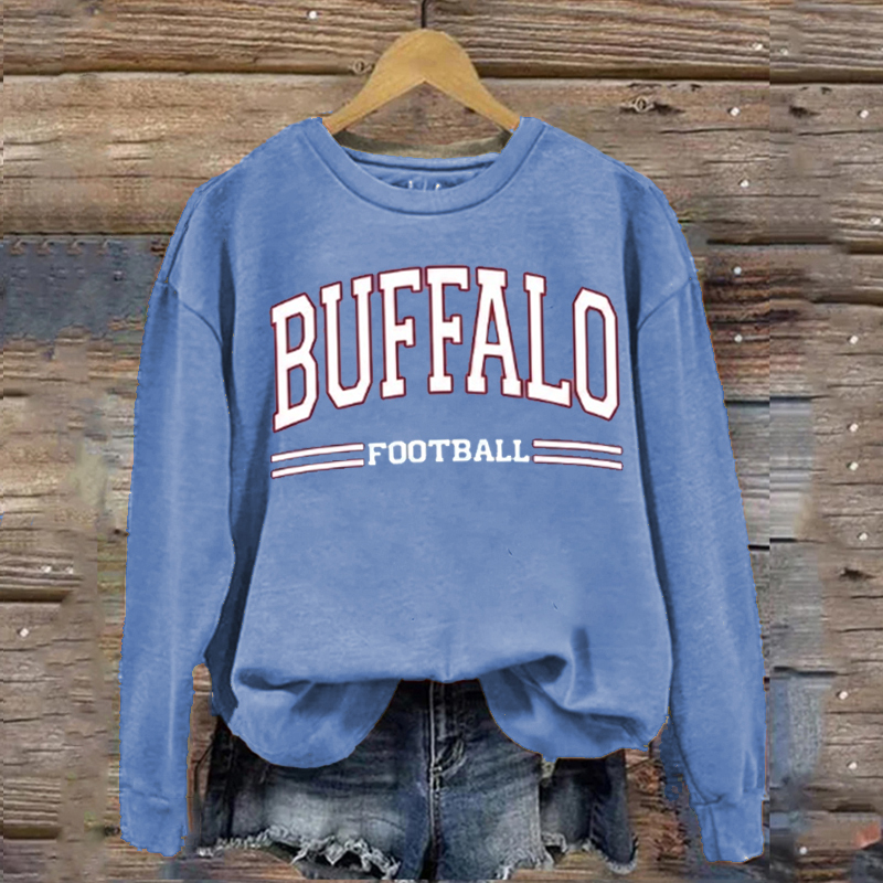 Buffalo Retro Football Sweatshirt