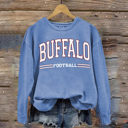Buffalo Retro Football Sweatshirt