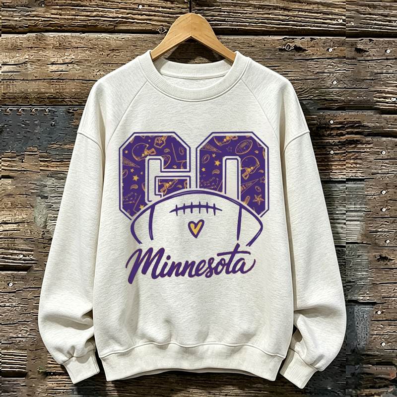 Minnesota Retro Football Sweatshirt