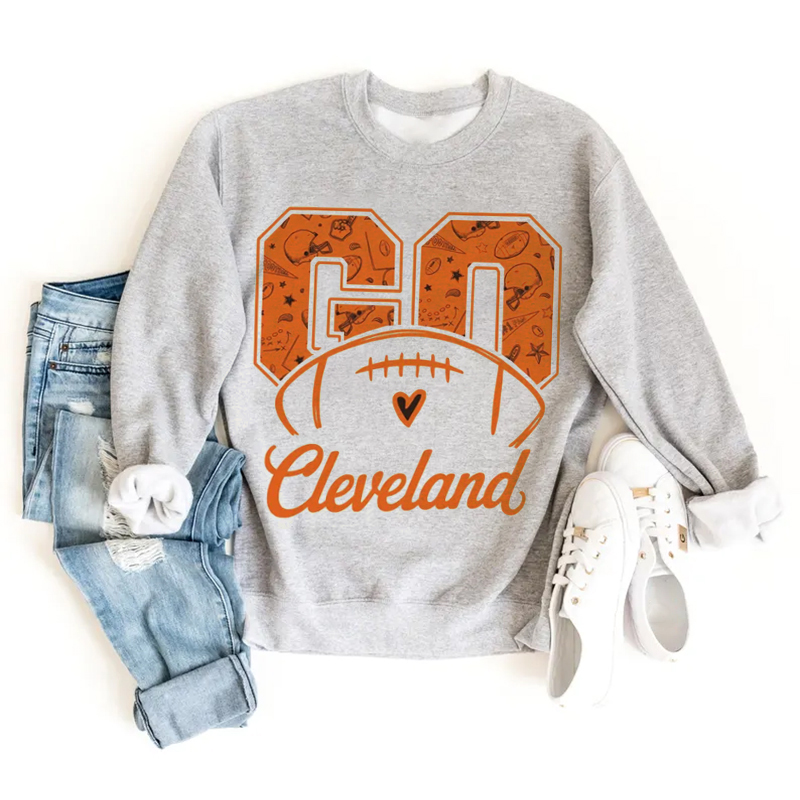 Cleveland Retro Football Sweatshirt