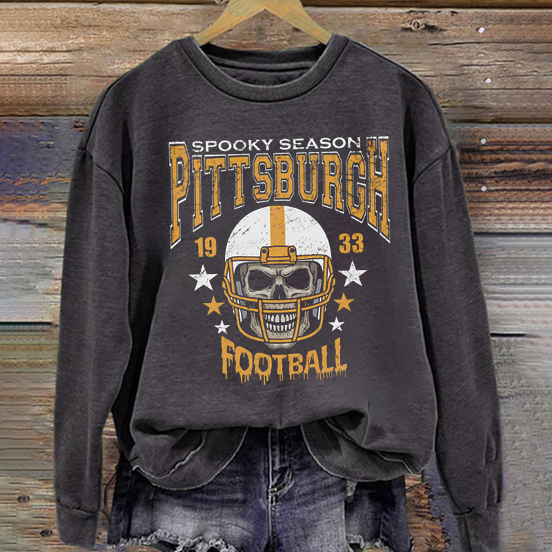 Pittsburgh Retro Football Sweatshirt