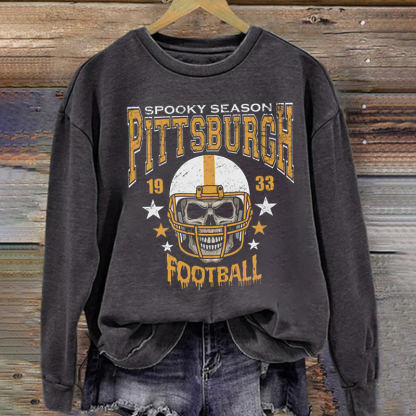 Pittsburgh Retro Football Sweatshirt