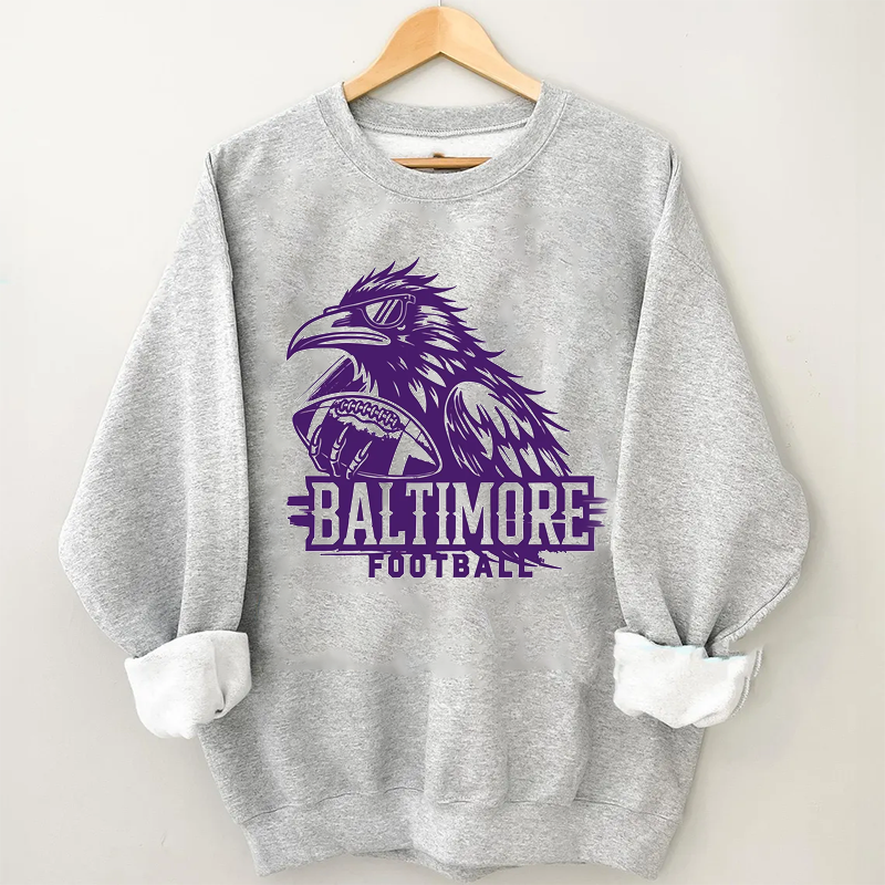 Comfort Colors Baltimore Football Mascot Sweatshirt