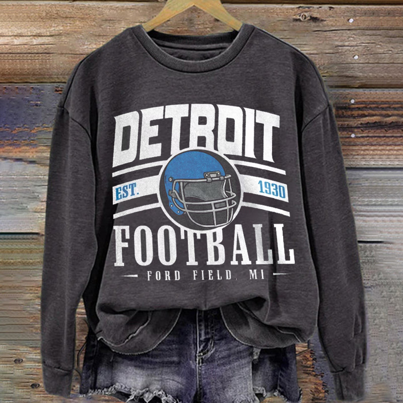 Detroit  Football Sweatshirt