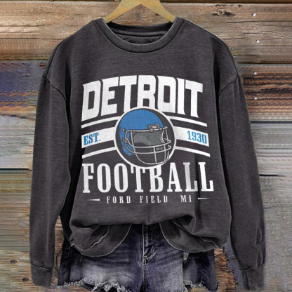 Detroit  Football Sweatshirt
