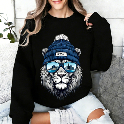 Detroit Football Crewneck Sweatshirt