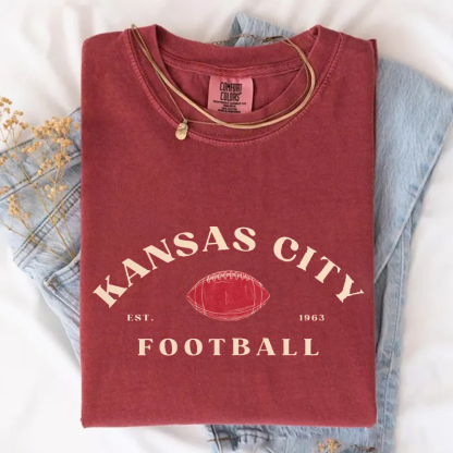 Kansas City Retro Football T-shirt