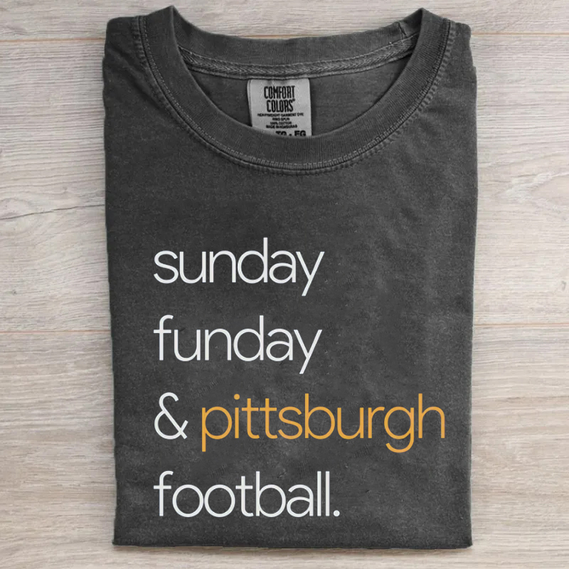 Pittsburgh Retro Football T-shirt