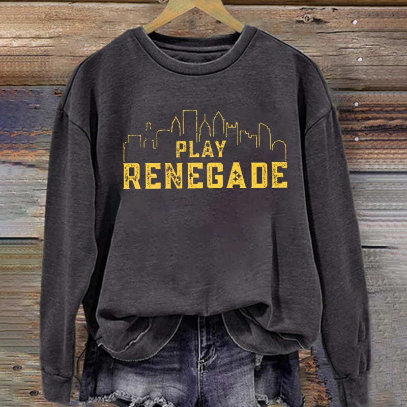 Pittsburgh Retro Football Sweatshirt