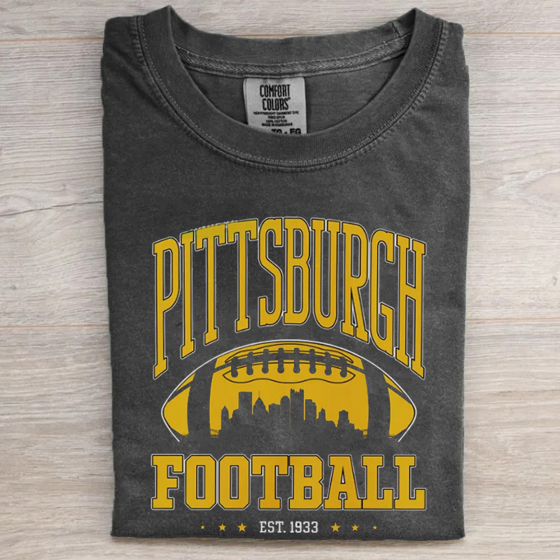 Pittsburgh Retro Football T-Shirt