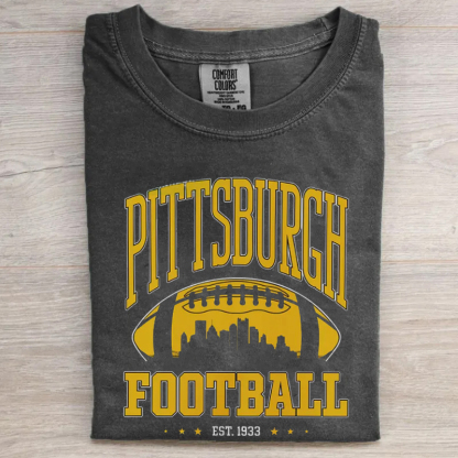 Pittsburgh Retro Football T-Shirt