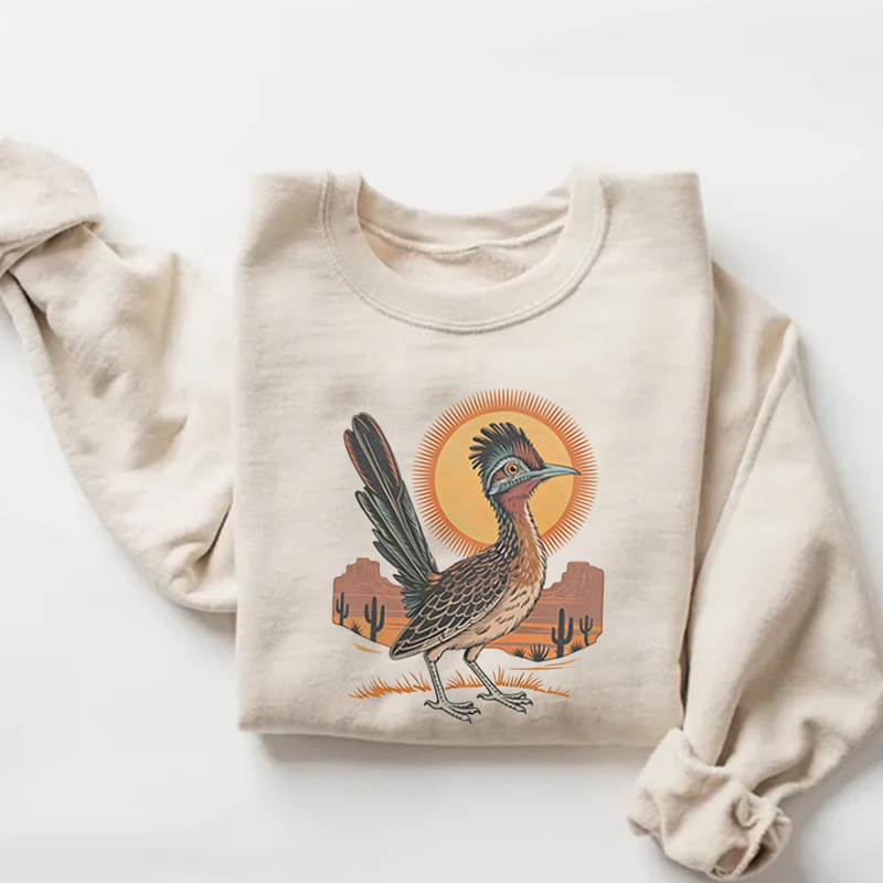 Western Vintage Desert Roadrunner Sweatshirt
