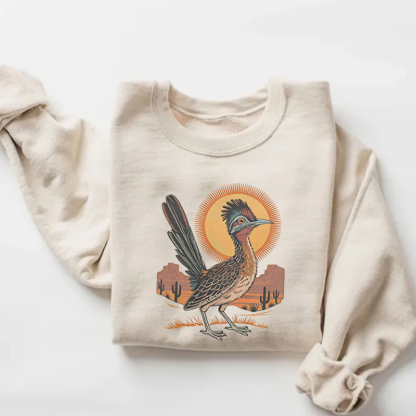 Western Vintage Desert Roadrunner Sweatshirt