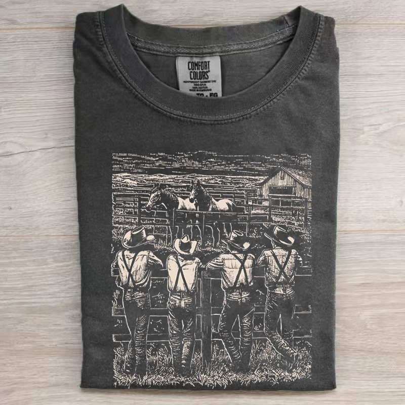 Vintage Western Cowboy T-shirt