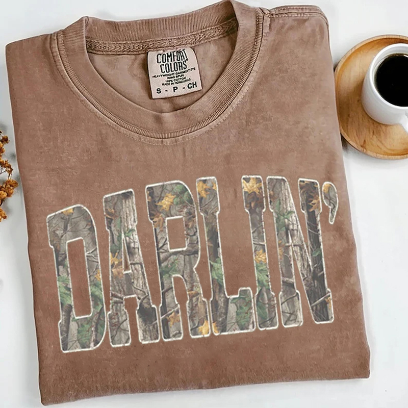 Retro Camo Western T-shirt