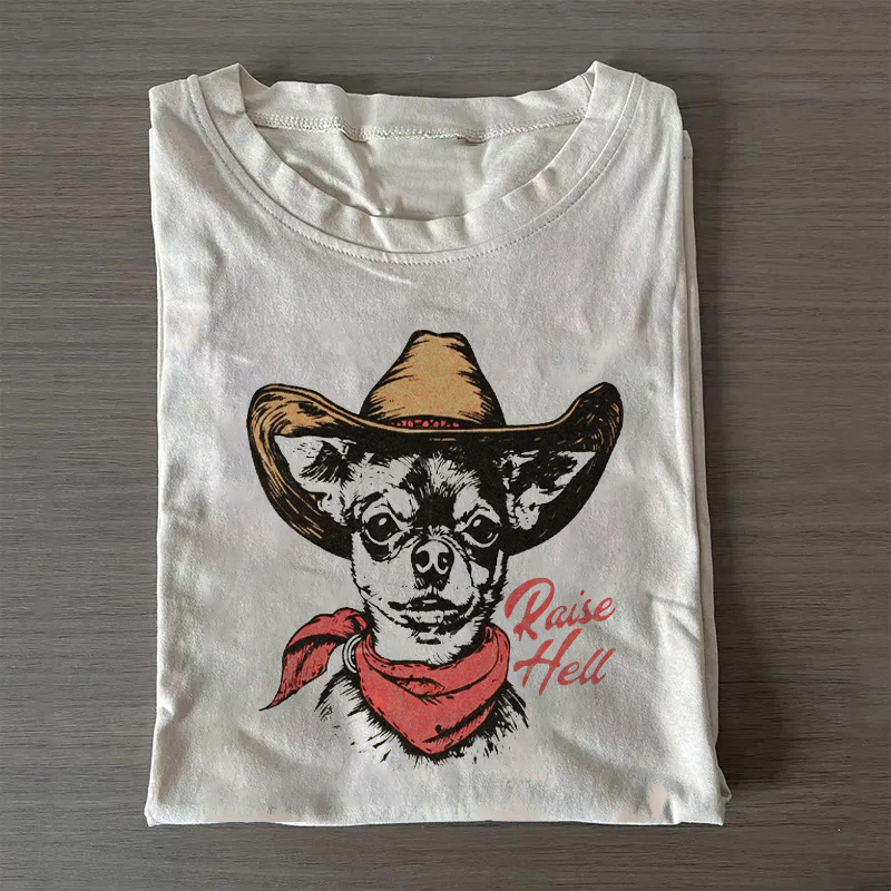 Vintage Cowboy Chihuahua T-shirt