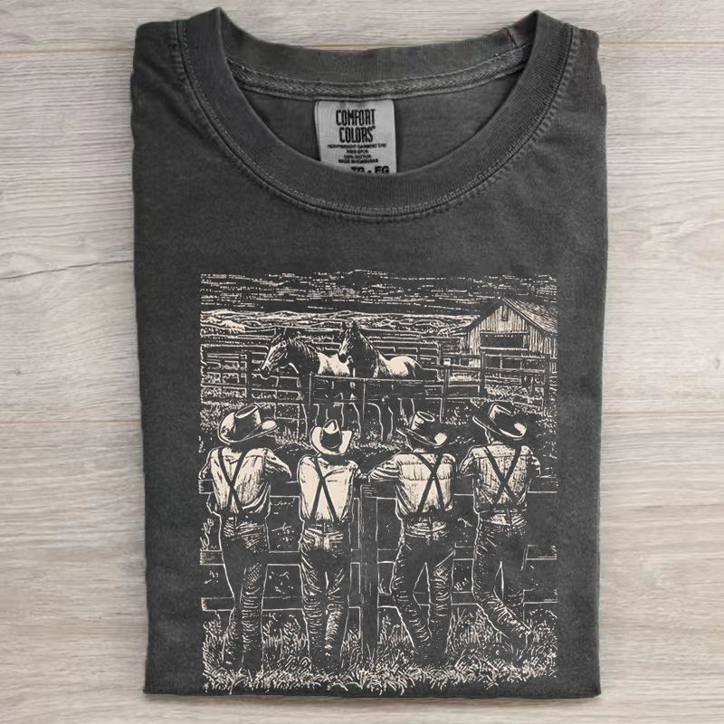 Vintage Western Cowboy T-shirt